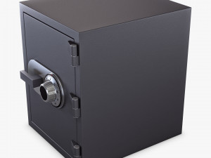 steel safe v 1 3D Model