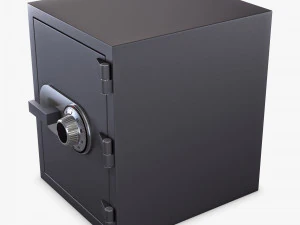 steel safe v 1 3D Model