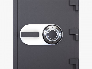 steel safe v 1 3D Model