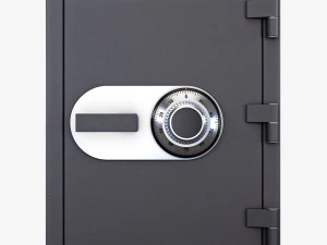 steel safe v 1 3D Model