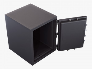 steel safe v 1 3D Model