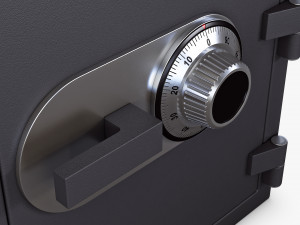 steel safe v 1 3D Model