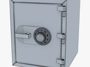 steel safe v 1 3D Model