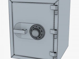 steel safe v 1 3D Model