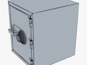 steel safe v 1 3D Model