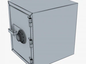 steel safe v 1 3D Model