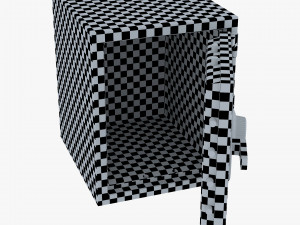 steel safe v 1 3D Model