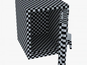 steel safe v 1 3D Model