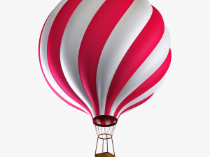hot air balloon v 3 3D Model