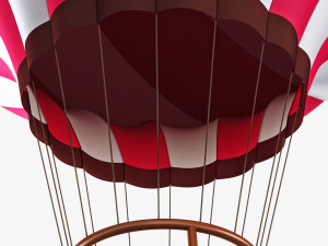 hot air balloon v 3 3D Model
