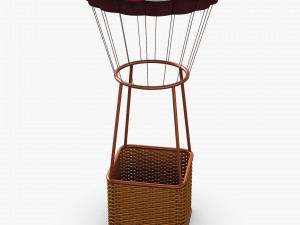hot air balloon v 3 3D Model