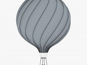 hot air balloon v 3 3D Model