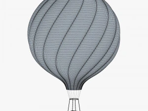 hot air balloon v 3 3D Model
