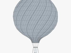hot air balloon v 3 3D Model
