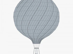 hot air balloon v 3 3D Model