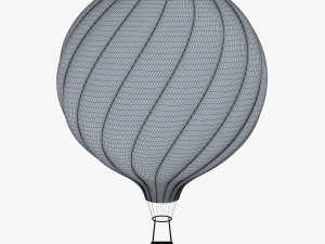 hot air balloon v 3 3D Model