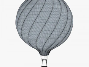 hot air balloon v 3 3D Model