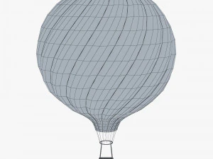 hot air balloon v 3 3D Model