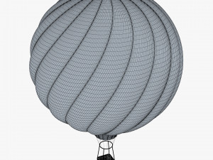 hot air balloon v 3 3D Model