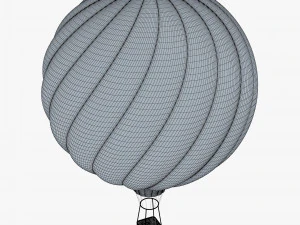 hot air balloon v 3 3D Model