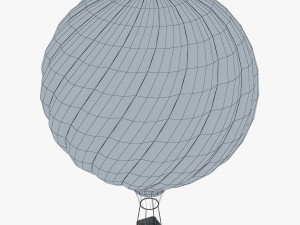 hot air balloon v 3 3D Model