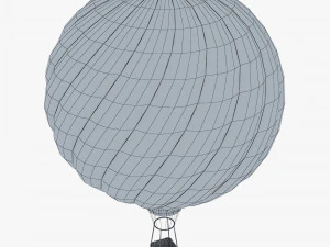 hot air balloon v 3 3D Model