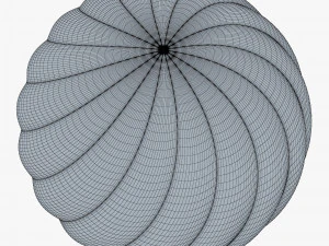 hot air balloon v 3 3D Model