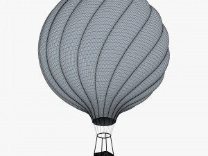 hot air balloon v 3 3D Model