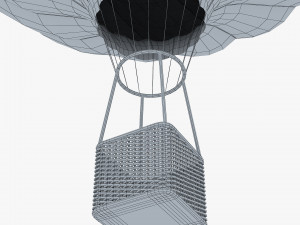 hot air balloon v 3 3D Model
