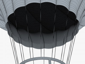 hot air balloon v 3 3D Model