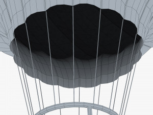hot air balloon v 3 3D Model
