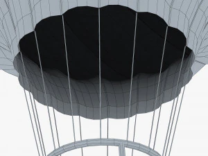hot air balloon v 3 3D Model