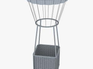 hot air balloon v 3 3D Model