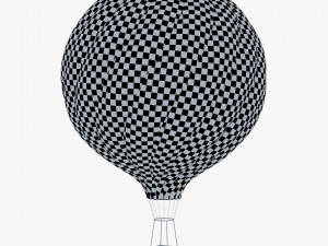 hot air balloon v 3 3D Model