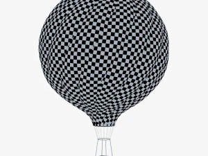 hot air balloon v 3 3D Model