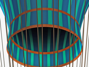 hot air balloon v 4 Model 3D