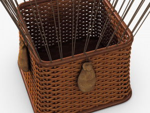 hot air balloon v 4 Model 3D