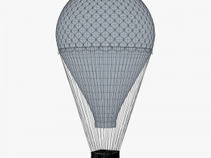 hot air balloon v 4 Model 3D