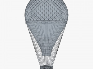 hot air balloon v 4 Model 3D