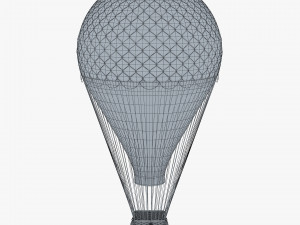 hot air balloon v 4 Model 3D