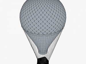 hot air balloon v 4 Model 3D