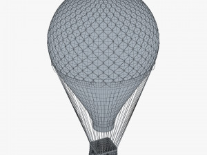 hot air balloon v 4 Model 3D