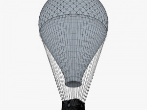hot air balloon v 4 Model 3D