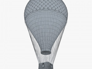 hot air balloon v 4 Model 3D
