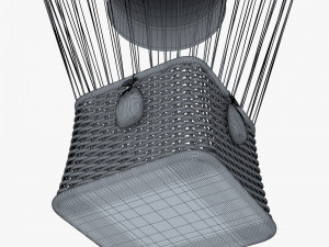 hot air balloon v 4 Model 3D