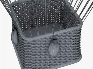 hot air balloon v 4 Model 3D