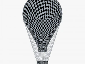 hot air balloon v 4 3D Model