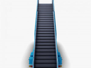 passenger boarding stairs car v 1 Modelo 3D