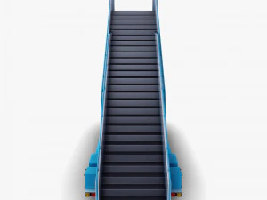 passenger boarding stairs car v 1 3D Model