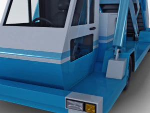 passenger boarding stairs car v 1 3D Model